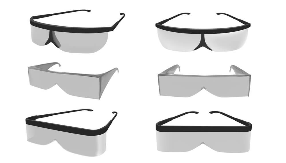 Different types of safety glasses